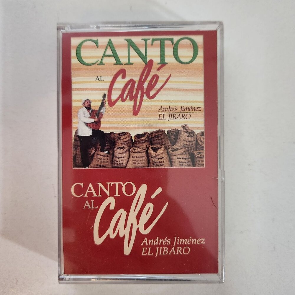 Canto Al Cafe Cassette Tape By Andres Jimenez El Jibaro 1990 Nuevo Arte Inc Puer